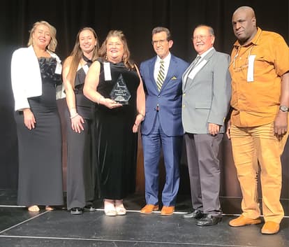 Founder's Yard team accepts community of the year award in Charleston, SC