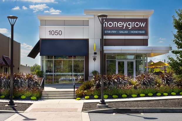 Exterior photo of Honeygrow at the Crossings at Conestoga Creek 