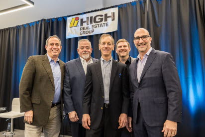 Real Estate Group business unit leaders on stage at 2024 C&I Council Meeting